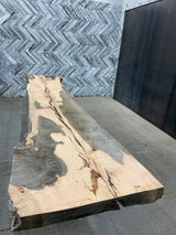 White Oak Live Edge Wood Slab #A789 144" x 23" - 31" x 3.3"
