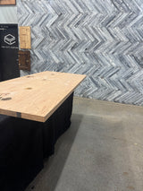 (Pre-Built) Red Oak Classic-Cut Tabletop #PB085 76" x 33" x 1.5"