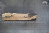 White Oak Live Edge Wood Slab #B867 117" x 27" - 39" x 3.1
