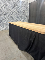 (Pre-Built) Ash Classic-Cut Tabletop #PB089 100" x 37" x 1.9"