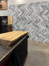 White Oak Live Edge Wood Slab #G880 52" - 25" - 26" x 4.0"