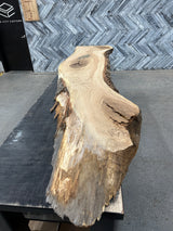 White Oak Live Edge Wood Slab #D700 103" x 12" - 24" x 2.7"