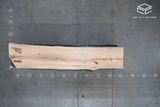Red Oak Live Edge Wood Slab #E772 115" x 15" - 25" x 2.5"