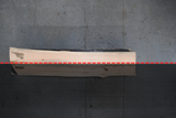 Red Oak Live Edge Wood Slab #E772 115" x 15" - 25" x 2.5"