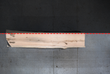 Red Oak Live Edge Wood Slab #E772 115" x 15" - 25" x 2.5"