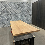 (Pre-Built) Red Oak Classic-Cut Tabletop #PB042 101" x 38" x 2.0"