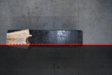 Hickory Live Edge Wood Slab #G500 35" x 18" - 27" x 2.8"