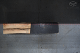 White Oak Live Edge Wood Slab #G883 55" x 20" - 21" x 4.1"