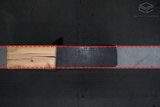 White Oak Live Edge Wood Slab #G887 49" x 23" - 25" x 4.2"