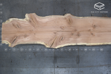 Red Oak Live Edge Wood Slab #A964 203" x 29" - 45" x 2.5"