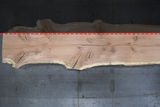 Red Oak Live Edge Wood Slab #A964 203" x 29" - 45" x 2.5"