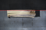 Poplar Live Edge Wood Slab #D958 95" x 24" - 29" x 2.2"