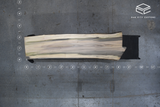 Poplar Live Edge Wood Slab #D959 96" x 23" - 29" x 2.6"