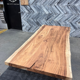 (Pre-Built) Brazilian Cherry Live Edge Tabletop #PB039 42" x 39" x 1.8"