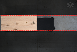 (Pre-Built) Red Oak Classic-Cut Tabletop #PB085 76" x 33" x 1.5"