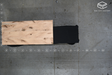 (Pre-Built) Red Oak Classic-Cut Tabletop #PB087 76" x 34" x 1.5"