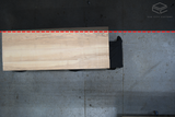 (Pre-Built) Ash Classic-Cut Tabletop #PB089 100" x 37" x 1.9"