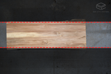 (Pre-Built) Hickory Live-Edge Tabletop #PB111 115" x 39" x 1.5"