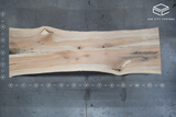 (Pre-Built) Sycamore Live Edge Tabletop #PB138 58" 22" x 2.4"