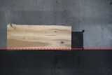(Pre-Built) White Oak Live Edge Tabletop #PB141 93" x 34" - 44" x 2.2"