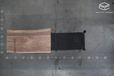 (Pre-Built) Walnut Live Edge Tabletop #PB143 64" x 28" - 33" x 2.3"