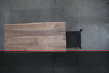 (Pre-Built) Walnut Live Edge Tabletop #PB145 92" x 43" - 44" x 2.5"