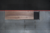 (Pre-Built) Walnut Live Edge Tabletop #PB146 92" x 28" - 31" x 2.2"