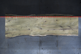 (Pre-Built) Poplar Live Edge Tabletop #PB147 146" x 38" - 51" x 2.0"