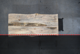 (Pre-Built) Soft Maple Live Edge Tabletop #PB149 101" 40"-46" x 1.4"