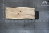 (Pre-Built) Soft Maple Live Edge Tabletop #PB160 97" 35"-37" x 1.8"
