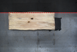 (Pre-Built) Soft Maple Live Edge Tabletop #PB160 97" 35"-37" x 1.8"