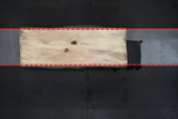 (Pre-Built) Soft Maple Live Edge Tabletop #PB160 97" 35"-37" x 1.8"