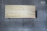 (Pre-Built) Poplar Live Edge Tabletop #PB163 105" x 43" - 45" x 2.0"