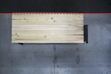 (Pre-Built) Poplar Live Edge Tabletop #PB163 105" x 43" - 45" x 2.0"