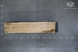 White Oak Live Edge Wood Slab #B777 101" x 20" - 25" x 4.6"