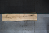 White Oak Live Edge Wood Slab #B780 115" x 24" - 25" x 4.6"