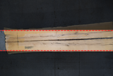 White Oak Live Edge Wood Slab #A785 151" x 33" - 40" x 3.6"