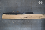 White Oak Live Edge Wood Slab #A786 150" x 15" - 18" x 3.6"