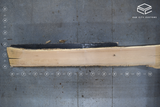 White Oak Live Edge Wood Slab #A787 154" x 17" - 23" x 3.5"