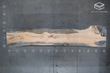 White Oak Live Edge Wood Slab #B790 144" x 23" - 31" x 3.4"