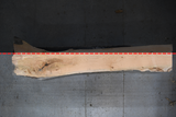 White Oak Live Edge Wood Slab #E791 143" x 20" - 35" x 3.5"