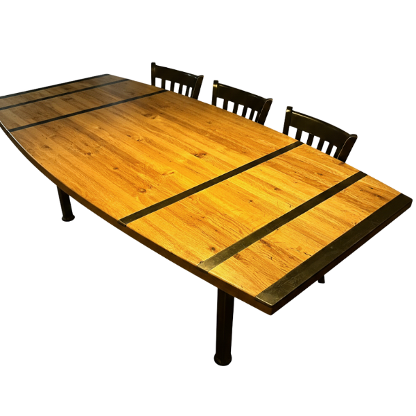 The Barrel Table | Whiskey Barrel Table | Oak City Customs