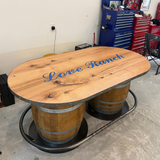 Bourbon Barrel Table