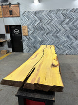 Osage Orange Live Edge Wood Slab #A547 109" x 25" - 38" x 3.7"
