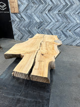 Cypress Live Edge Wood Slab #D501 57" x 15" - 33" x 3.6"