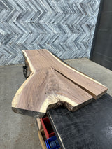 Walnut Live Edge Wood Slab #D536 66" x 19" - 32" x 1.8"