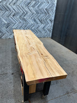 Deodar Cedar Live Edge Wood Slab #B593 123" x 22" - 32" x 2.8"