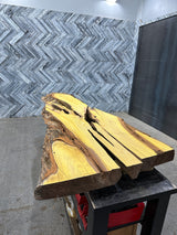 Osage Orange Live Edge Wood Slab #A548 109" x 23" - 40" x 3.6"