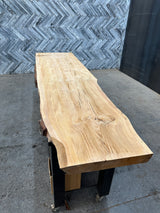Deodar Cedar Live Edge Wood Slab #B594 123" x 20" - 30" x 2.8"