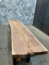 Walnut Live Edge Wood Slab #B609 128" x 28" - 33" x 3.0"